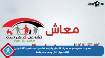 «موعد مهم» موعد صرف تكافل وكرامة لشهر أغسطس 2025 وأبرز التفاصيل التي يجب معرفتها